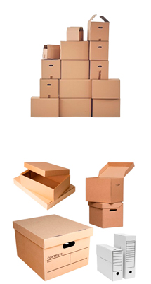 Imagen cajas de cartón menú